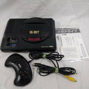 【美品】SEGA セガ メガドライブ 16BIT MEGA DRIVE HAA-2510 説明書付【レトロ ゲーム 本体 玩具 メガドラ アンティーク 希少 貴重】