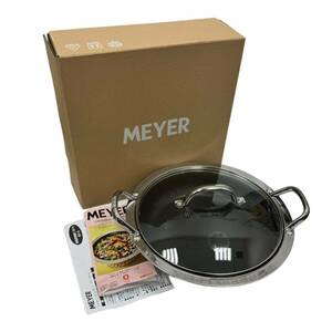 3584 ☆ 1円スタート ☆ MEYER マイヤー ホットポット プロ 26cm 両手鍋 IH対応 HP4-W26