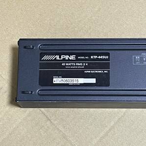 アルパイン パワーアンプ KTP-445UJ ALPINE 4chの画像3