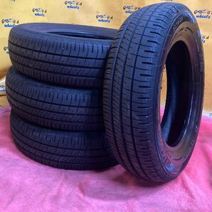 K-1033☆2022年製x2本 2021年製x2本☆155/70R13 DUNLOP ENASAVE EC204 残溝約5㎜☆４本セット☆の画像1