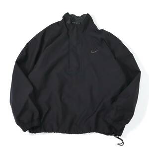 [L] 00s Nike Golf ナイロン プルオーバー ジャケット パッカブル ブラック 黒 ナイキ ゴルフ ビンテージ vintage Y2K 90s