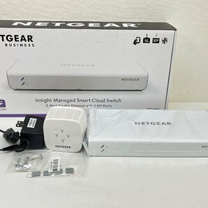 未使用☆NETGEAR GC110 Insight アプリ&クラウド対応 スイッチングハブ ギガ 8ポート (SFPx2) L2+ Insightの画像1