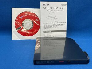 BUFFALO バッファロー 外付けブルーレイドライブ BRXL-PTS6U3-BK/N ポータブル