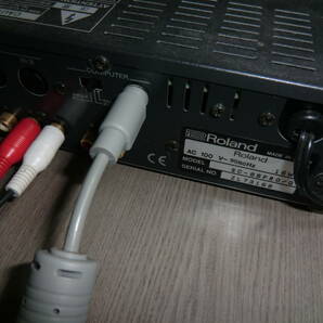 PC-9801 X68000 FM TOWNS RS MIDI 音源接続ケーブル Roland RSC-15N 相当 miniDIN 8ピン D-sub 25ピン SC-55 SC-88 動作品 Cバスボード不要の画像4