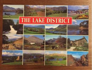 湖水地方 THE LAKE DISTRICT イギリス ポストカード　未使用品