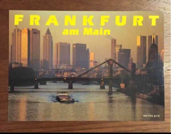 フランクフルトFrankfurt am Main ドイツ ポストカード　未使用品