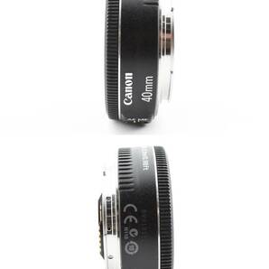★【限定！極上美品 超人気 パンケーキ】 Canon EF40ｍｍ F2.8 STM ブラック ★ フルサイズ対応 2095985の画像9