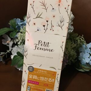 Petit Femme デオドラント クリーム 100g 汗 消臭 わきがクリーム 脇汗 脇 わきが 足 汗 デオドラントクリーム