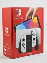 25_YK_677) 【未使用品】 Nintendo Switch(有機ELモデル) Joy-Con(L)/(R) ホワイト _画像1