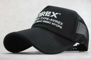 ★正規品　アヴィレックス AVIREX NUMBERRING メッシュキャップ BK★　