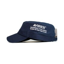 アビレックス AVIREX U.S.A NUMBERRING ワークキャップ ネイビー 帽子　メンズ　ミリタリー 野球帽_画像2