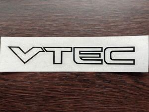 切り文字ステッカー 【送料込】VTEC 黒