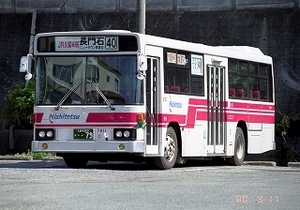 【 バス写真 Lサイズ 】 懐かしの西鉄一般路線バス ■ ３２ ■ ６枚組