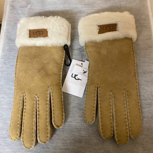 アグ　UGG手袋 17369 W TURN CUFF GLOVE チェスナット