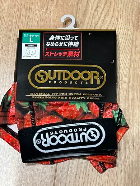 OUTDOOR ボクサーブリーフ いちご 下着　Lサイズ ボクサーパンツ