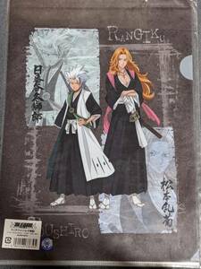 ☆クリアファイル☆ BLEACH ブリーチ A4クリアファイル 2枚セット　日番谷＆乱菊　一護＆ルキア /S18