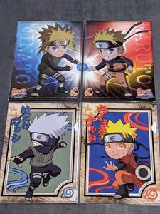 ☆クリアファイル☆ 劇場版 NARUTO ナルト ブラッド・プリズン ロストタワー 2種4枚セット　うずまきナルト　はたけカカシ /R04