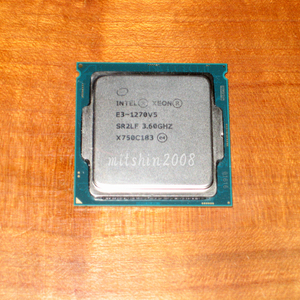 Intel Xeon E3-1270 v5 3.6GHz(TB:最大4.0GHz) LGA1151 Skylake 動作確認済 クリックポストなら送料185円 (E3-1270V5) [No.961]