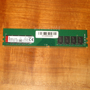 8GB DDR4-2400 Kingston/Micron KVR24N17S8/8 DDR4-2400 PC4-19200 動作確認済 クリックポストなら送料185円 [No.880]