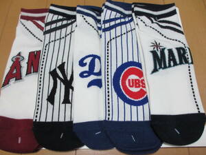 *** Major League * short socks 25~27cm5 pairs set ***