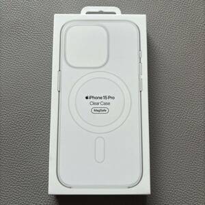 [新品未開封]Apple純正 国内正規品 iPhone 15 Pro クリアケース MagSafe 対応 アンバー MT223FE/A