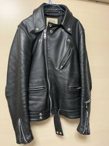 666 Leather Wear*LJM-8 front flap / Britain made / long Jean /666/ long Jean Rider's 