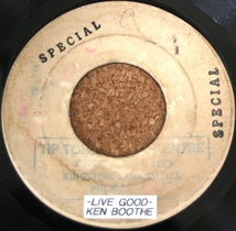 ♪KEN BOOTHE - LIVE GOOD / SOME WHERE THEY CAN'T FIND ME / Very Rare Killer Early Reggae_画像1
