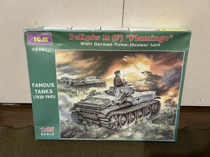 【1/35】ICM ドイツ軍 Ⅱ号戦車F型 フラミンゴ 未使用品 プラモデル