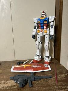 ② 【1/48】バンダイ メガサイズ RX-78-2 ガンダム 【完成品/ジャンク】 プラモデル ガンプラ ガンダム