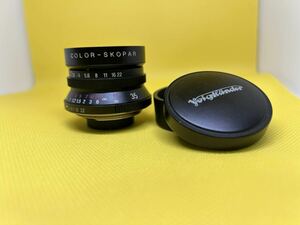 voigtlander color skopar 35mm F2.5 カラースコパー　cタイプ レンズ ライカ l39