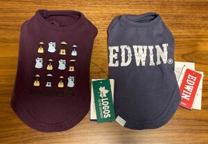 【新品未使用品　LOGOS.EDWINわんこ用服　XS 各1着計2着】犬の服