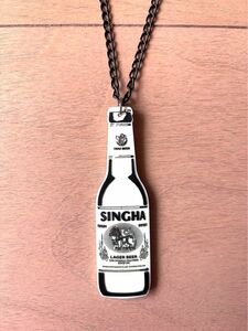 SINGHAビール　ノベルティ　ネックレス ペンダント