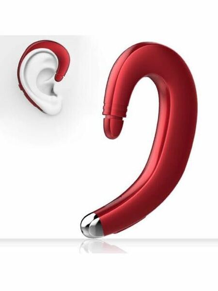 SLuB Bluetoothイヤホン 耳掛け式ヘッドホン 片耳 ノイズキャンセリング通話 V4.1 完全ワイヤレス