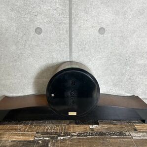 [0372]セイコー 置時計 日の出型 機械式 木製フレーム ゼンマイ式 ウエストミンスターチャイム 昭和レトロ SEIKO アンティーク の画像2