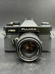 【0373】フジカ FUJICA ST801 ブラック 一眼レフフィルムカメラ　レンズ　FUJICA (フジカ) EBC FUJINON (フジノン)　1:1.8/55 (55mm f1.8) 