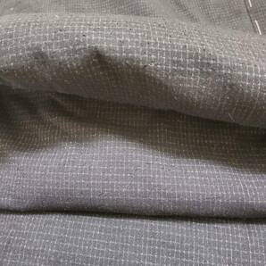 貴世 木綿 久留米絣 格子織り出し 羽織（８０５）の画像6
