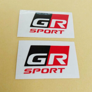 GR SPORT (GR スポーツ）ステッカー　カラー　小さめ　2枚セット