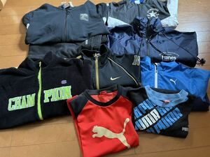 子供服　男の子　ナイキ PUMA スポーツブランド　140〜160 Sサイズ　中古　15着まとめ売り