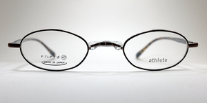 《一山眼鏡ライブラリー》 ⑤athlete-307 　47□24-145　C-2 日本製βチタン　長く販売します。