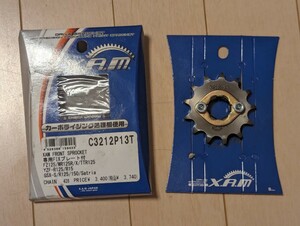 GSX-R125 ザム XAM フロント スプロケット 428/13T C3212P13T 専用FIXプレート付 YZF-R125 R15など