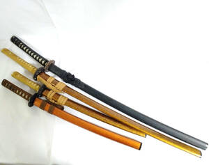 模造刀 4本セット レプリカ 脇差 日本刀 太刀 全長約65.5cm/全長約100cm