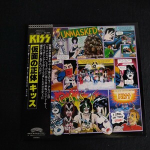  finest quality goods KISS mask. regular body unmasked LP record obi attaching / lock collection goods 