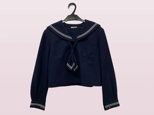 to_8730w ★定形外 配送★ 2点セット 東北方面 冬服 セーラー服 タイ付き 160Bサイズ ELLE製 女子制服