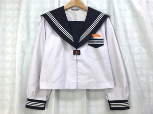 to_8782y ★定形外 配送★ 大きいサイズ 3L 宮崎県 宮崎市立檍中学 夏服 中間服 長袖 指定セーラー服 YAMAKATAYA 山形屋 製　制服