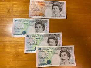 イギリス●イングランド England ポンド紙幣 合計25ポンド