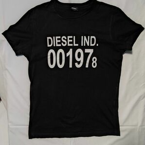 DIESEL　 Tシャツ　黒　サイズL ⑤　中古品