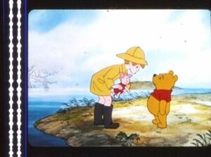 クマのプーさん 35mm映画フィルム クリストファーロビン ＡＡミルン ディズニー ■連続５コマ THE MANY ADVENTURES OF WINNIE THE POOH