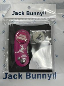 送料無料ジャックバニー byパーリーゲイツ最新JACK BUNNY折畳ONEPUSHグリーンフォーク＋マグネットマーカー(2個)定番SIZE Pink(お買得)新品