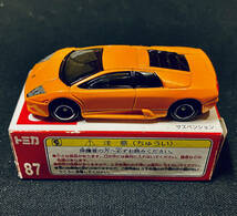 TOMICA トミカ 絶版 廃盤 希少 レア 入手困難 当事物 赤箱 87 ランボルギーニ ムルシエラゴ _画像1