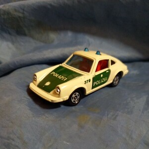 トミカ ポルシェ 911S ポリスカー F3 日本製 POLIZEI 緑